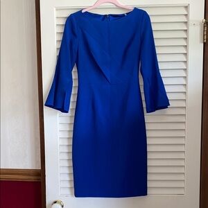 Elie Tahari flutter sleeve dress